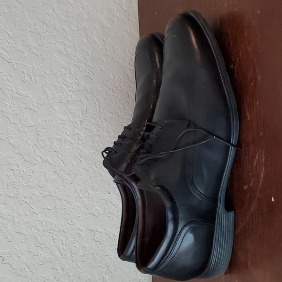 EUC. Florsheim 13016-001 Comfortech Black Leather Square Toe Oxfords Men… - Picture 4 of 10